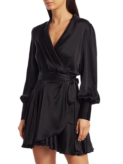 Stunning Zimmermann Silk Mini Wrap Dress for a Sophisticated Look